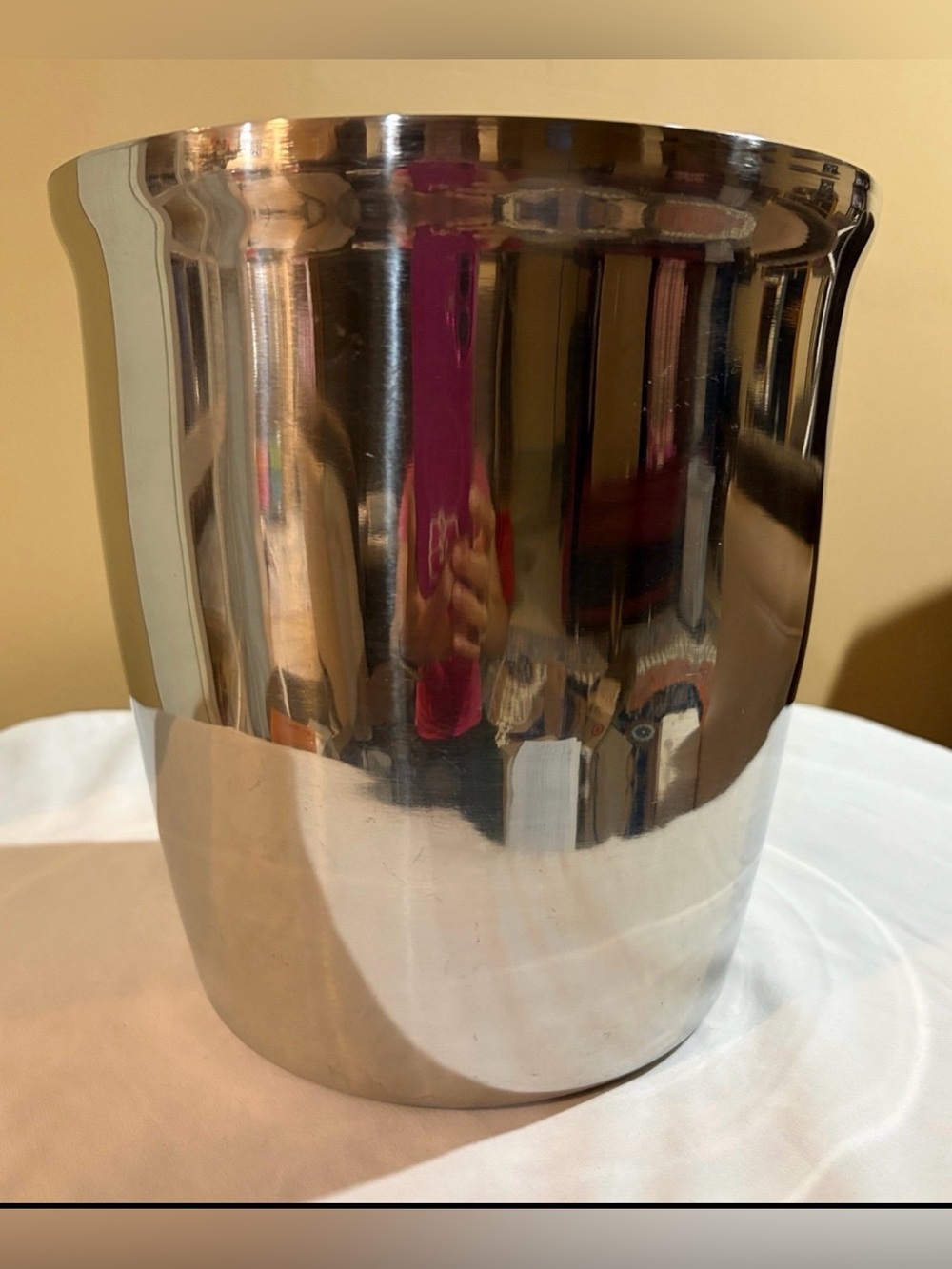 Stainless Steel Polished Ice Bucket - Silver